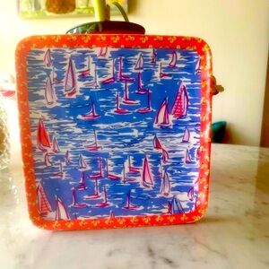 Lily Pulitzer - 4 MELAMINE Plates. So festive. Set of four PBA Free!